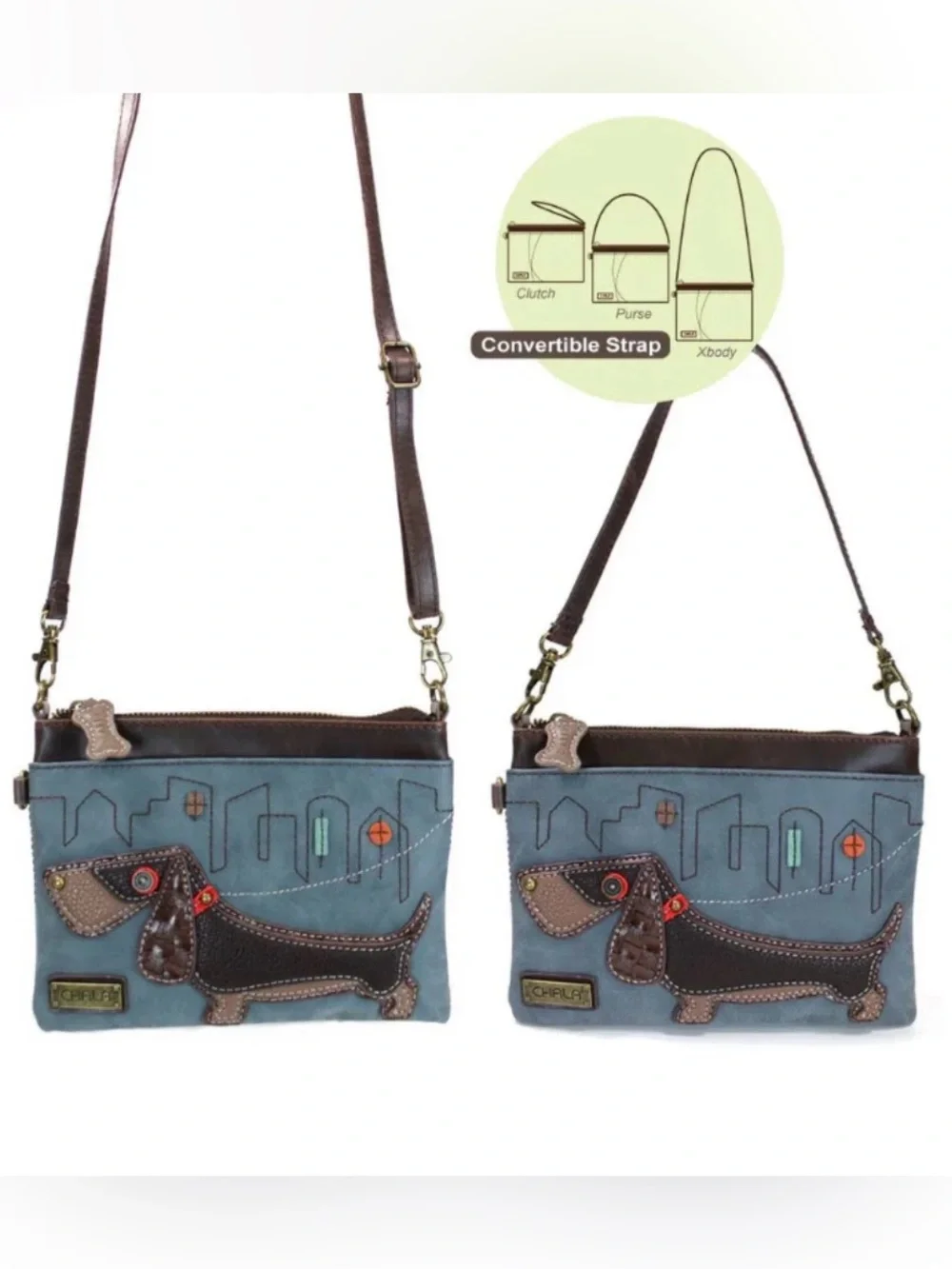 CHALA DACHSHUND CROSSBODY BAG